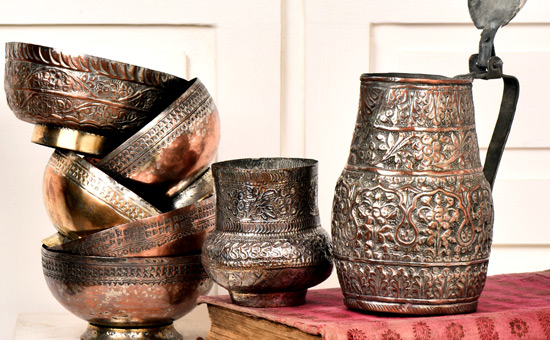 Brass Wine Glass - Ancient Madurai