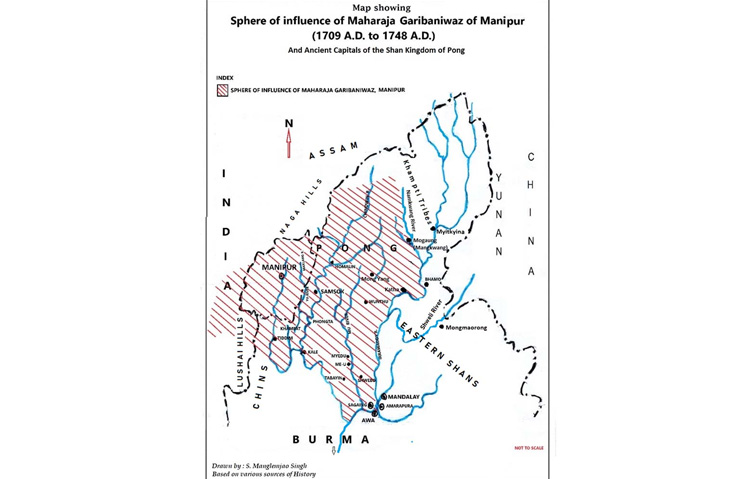 Position of Manipur in the map of India (top), and map of Manipur... |  Download Scientific Diagram